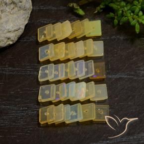 Gemme di Opale Multicolore naturale da 5.75 ct, Quadrato, Trasparente