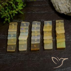 Gemme di Opale Multicolore naturale da 5.75 ct, Quadrato, Trasparente
