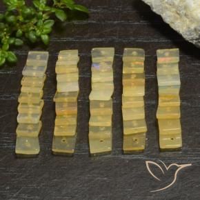 Gemme di Opale Multicolore naturale da 7.16 ct, Quadrato, Trasparente