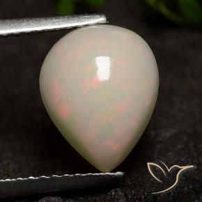 Opale Multicolore naturale da 1.73 ct, Forma a pera, Traslucido