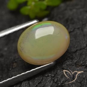 Opale Multicolore naturale da 1.16 ct, Ovale, Traslucido