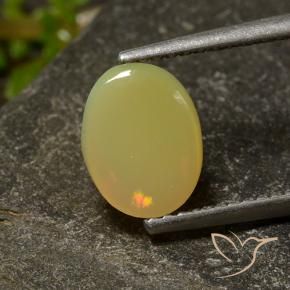 Opale Multicolore naturale da 1.37 ct, Ovale, Traslucido