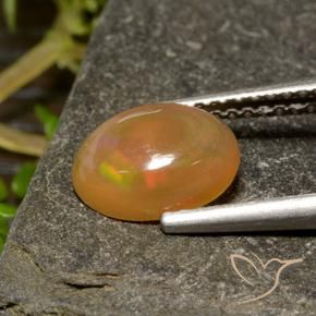 Opale Multicolore naturale da 0.93 ct, Ovale, Trasparente