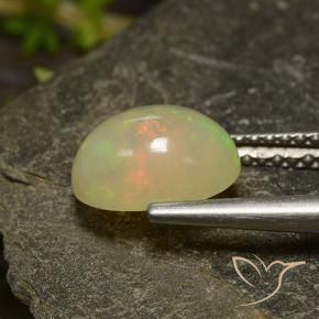 Opale Multicolore naturale da 1.42 ct, Ovale, Traslucido