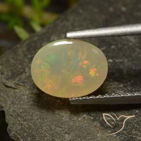 Opale Multicolore naturale da 1.42 ct, Ovale, Traslucido