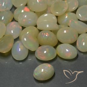 Opale Multicolore naturale da 1.26 ct, Ovale, Traslucido