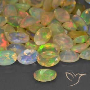 Opale Multicolore naturale da 0.27 ct, Ovale, Traslucido