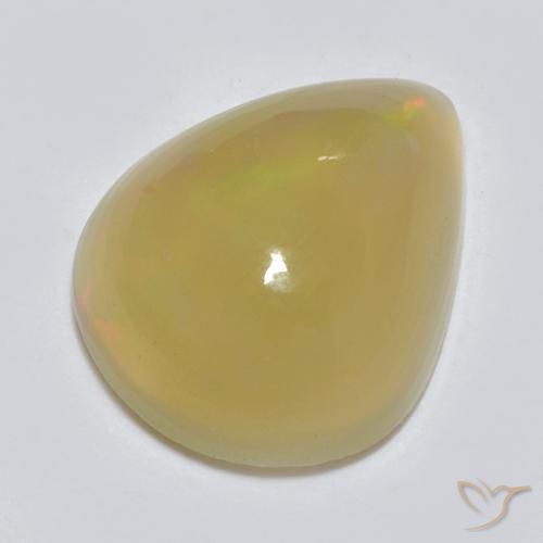Opale Multicolore naturale da 1.51 ct, Forma a pera, Traslucido