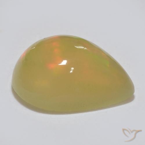 Opale Multicolore naturale da 1.51 ct, Forma a pera, Traslucido