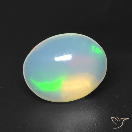 Opale Multicolore naturale da 1.43 ct, Ovale, Trasparente