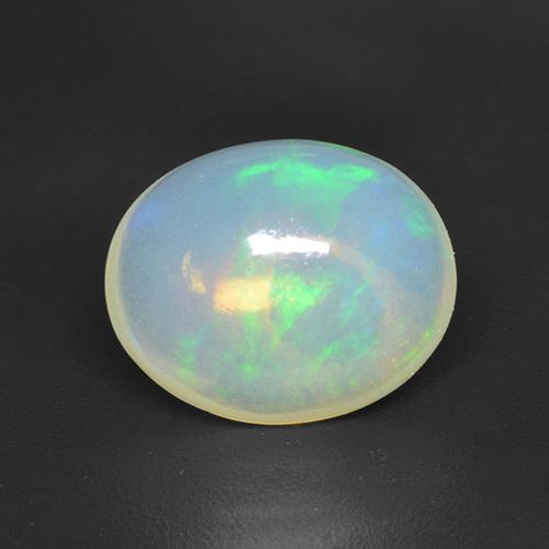 Opale Multicolore naturale da 1.86 ct, Ovale, Trasparente