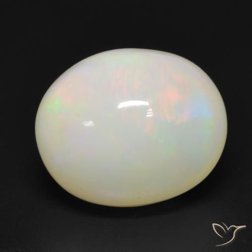 Opale Multicolore naturale da 3.49 ct, Ovale, Traslucido