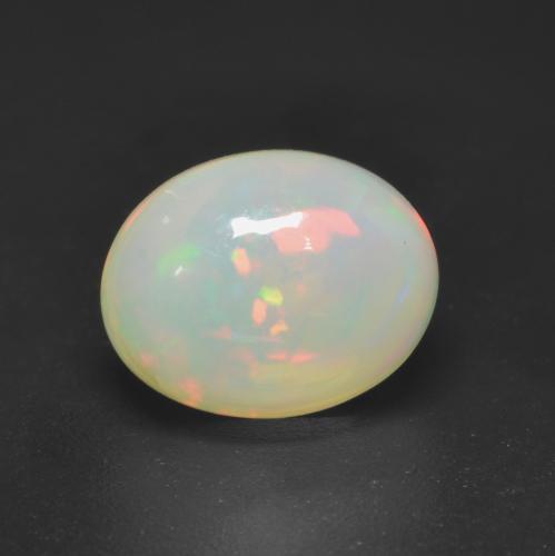 Opale Multicolore naturale da 2.33 ct, Taglio ovale, Trasparente