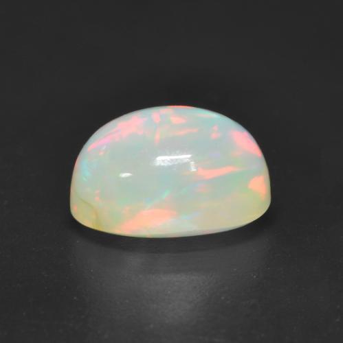 Opale Multicolore naturale da 2.33 ct, Taglio ovale, Trasparente