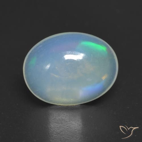 Opale Multicolore naturale da 1.43 ct, Ovale, Trasparente