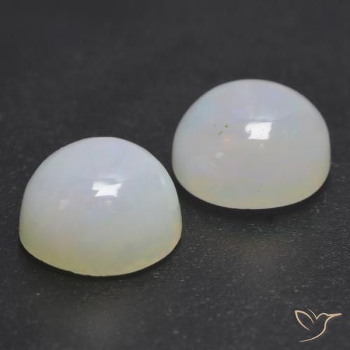 Gemme di Opale Multicolore naturale da 2.03 ct, Rotondo, Trasparente