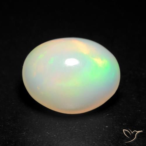Opale Multicolore naturale da 1.38 ct, Ovale, Traslucido