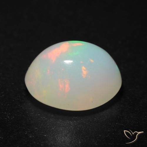Opale Multicolore naturale da 1.38 ct, Ovale, Traslucido