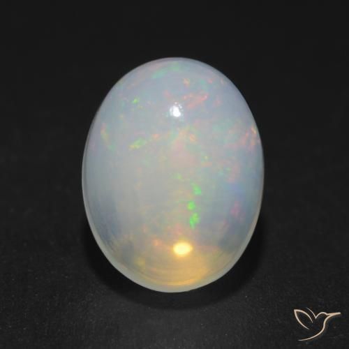 Opale Multicolore naturale da 1.22 ct, Ovale, Trasparente