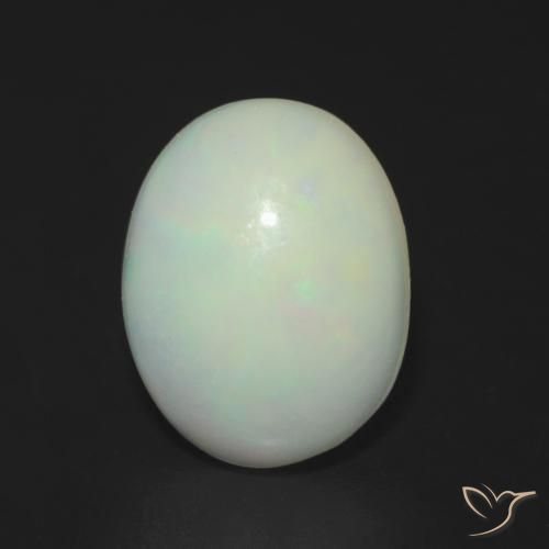 Opale Multicolore naturale da 0.98 ct, Ovale, Traslucido