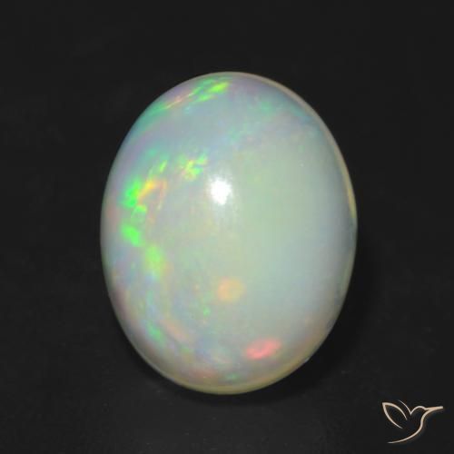Opale Multicolore naturale da 1.88 ct, Ovale, Traslucido