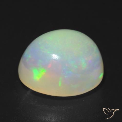 Opale Multicolore naturale da 1.88 ct, Ovale, Traslucido