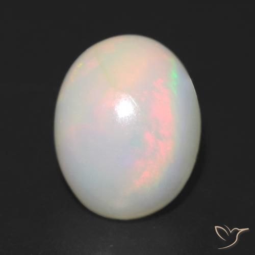 Opale Multicolore naturale da 1.41 ct, Ovale, Traslucido