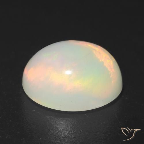 Opale Multicolore naturale da 1.41 ct, Ovale, Traslucido