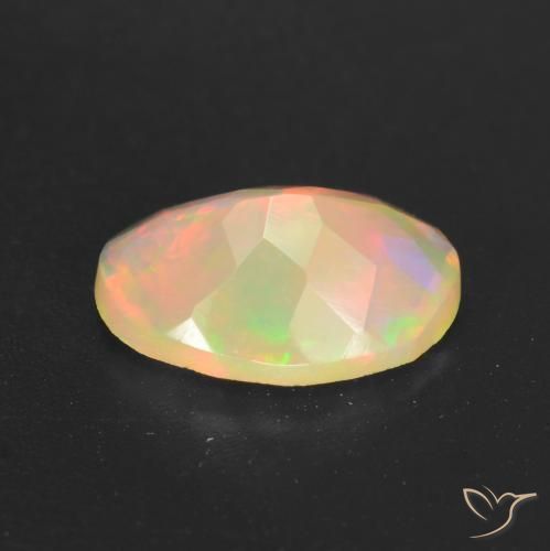 Opale Multicolore naturale da 1.09 ct, Ovale, Traslucido