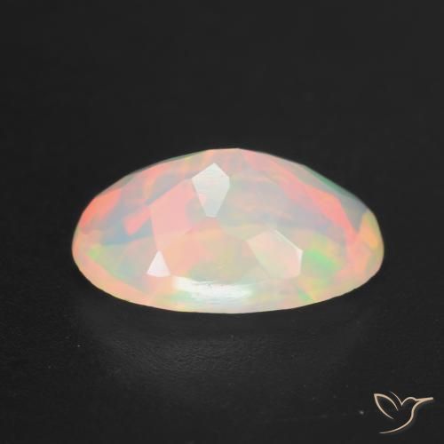 Opale Multicolore naturale da 1.42 ct, Ovale, Trasparente