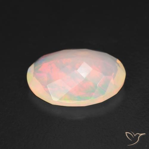 Opale Multicolore naturale da 1.34 ct, Ovale, Trasparente
