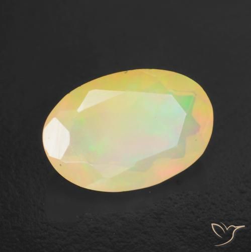 Opale Multicolore naturale da 1.49 ct, Ovale, Traslucido