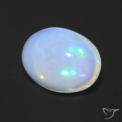 Opale Multicolore naturale da 1.23 ct, Ovale, Trasparente