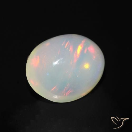 Opale Multicolore naturale da 1.36 ct, Ovale, Trasparente