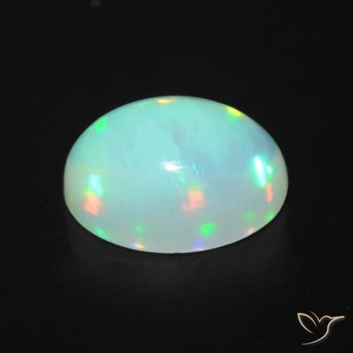 Opale Multicolore naturale da 1.34 ct, Ovale, Trasparente