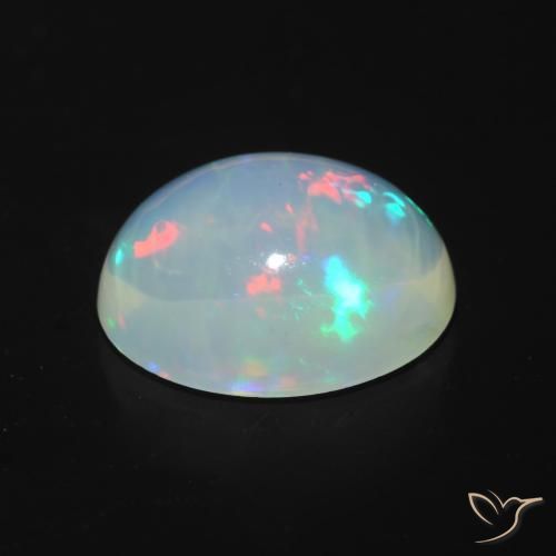 Opale Multicolore naturale da 1.21 ct, Ovale, Trasparente