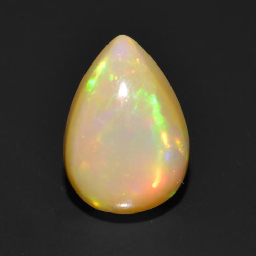 Opale Multicolore naturale da 1.01 ct, Forma a pera, Traslucido