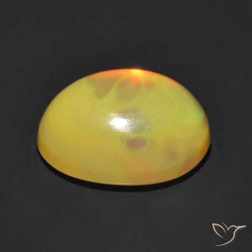 Opale Multicolore naturale da 1.14 ct, Ovale, Traslucido