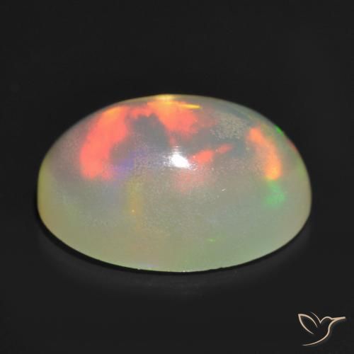 Opale Multicolore naturale da 1.16 ct, Ovale, Trasparente