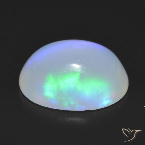 Opale Multicolore naturale da 1.13 ct, Ovale, Trasparente
