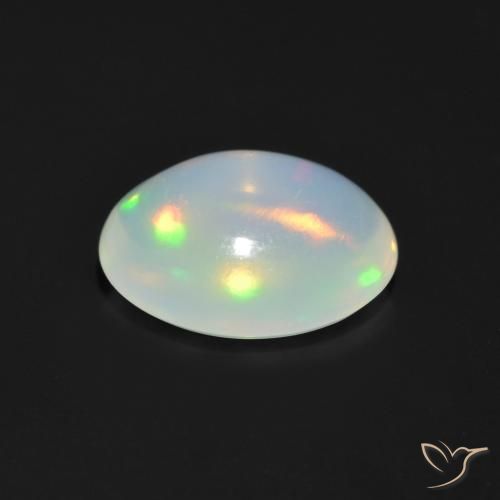 Opale Multicolore naturale da 1.05 ct, Ovale, Trasparente