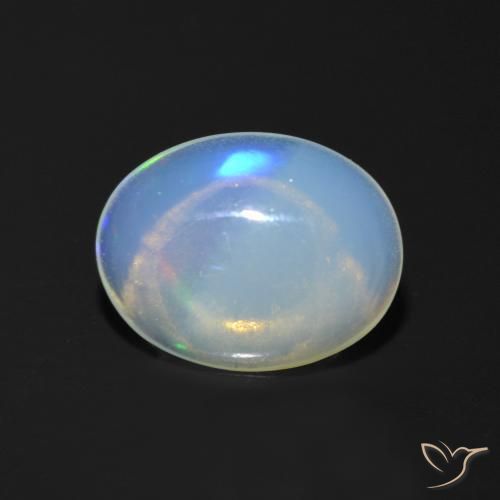 Opale Multicolore naturale da 0.93 ct, Ovale, Trasparente