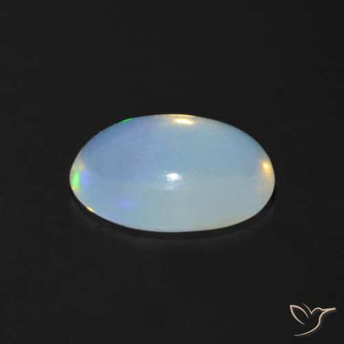 Opale Multicolore naturale da 0.93 ct, Ovale, Trasparente