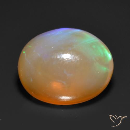 Opale Multicolore naturale da 1.36 ct, Ovale, Traslucido