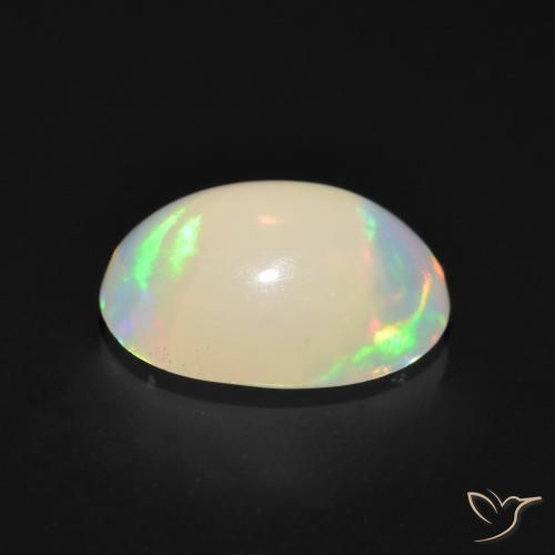 Opale Multicolore naturale da 1.07 ct, Ovale, Trasparente