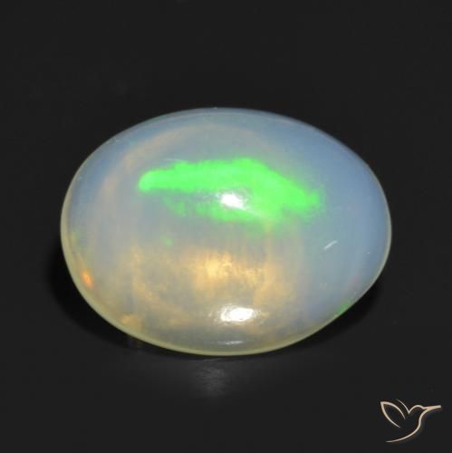 Opale Multicolore naturale da 1.24 ct, Ovale, Trasparente