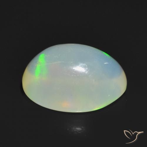 Opale Multicolore naturale da 1.24 ct, Ovale, Trasparente
