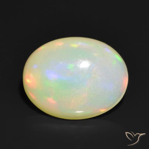 Opale Multicolore naturale da 1.08 ct, Ovale, Traslucido