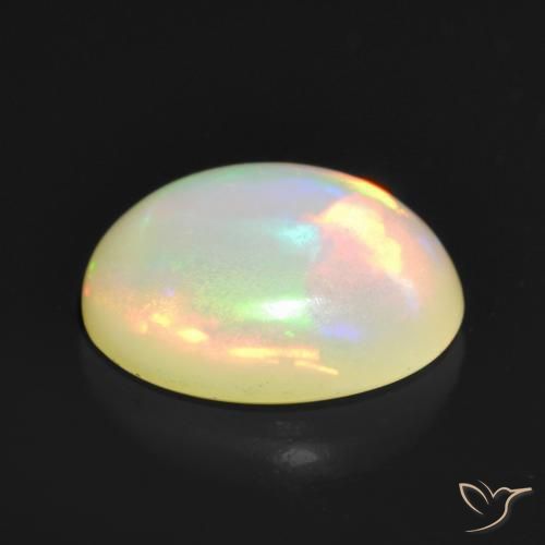 Opale Multicolore naturale da 1.08 ct, Ovale, Traslucido