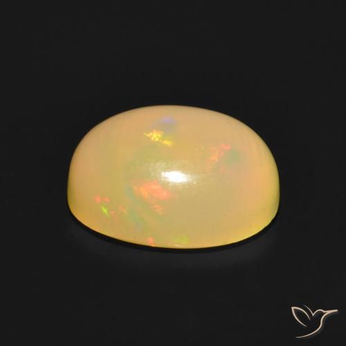 Opale Multicolore naturale da 1.47 ct, Ovale, Traslucido